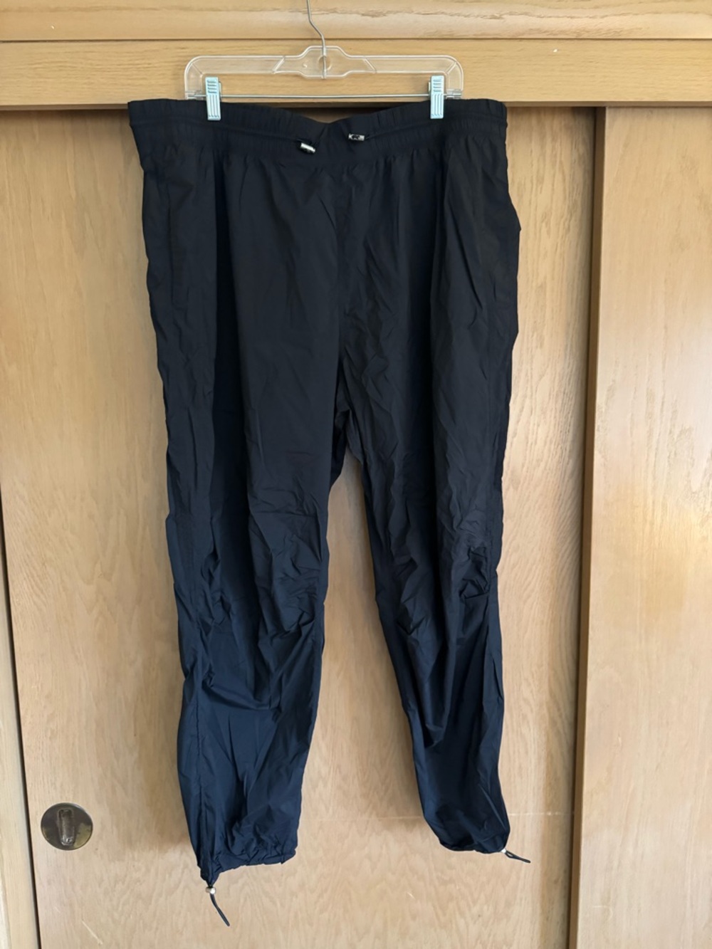 YPB Abercrombie Black Lightweight Active Track Pants